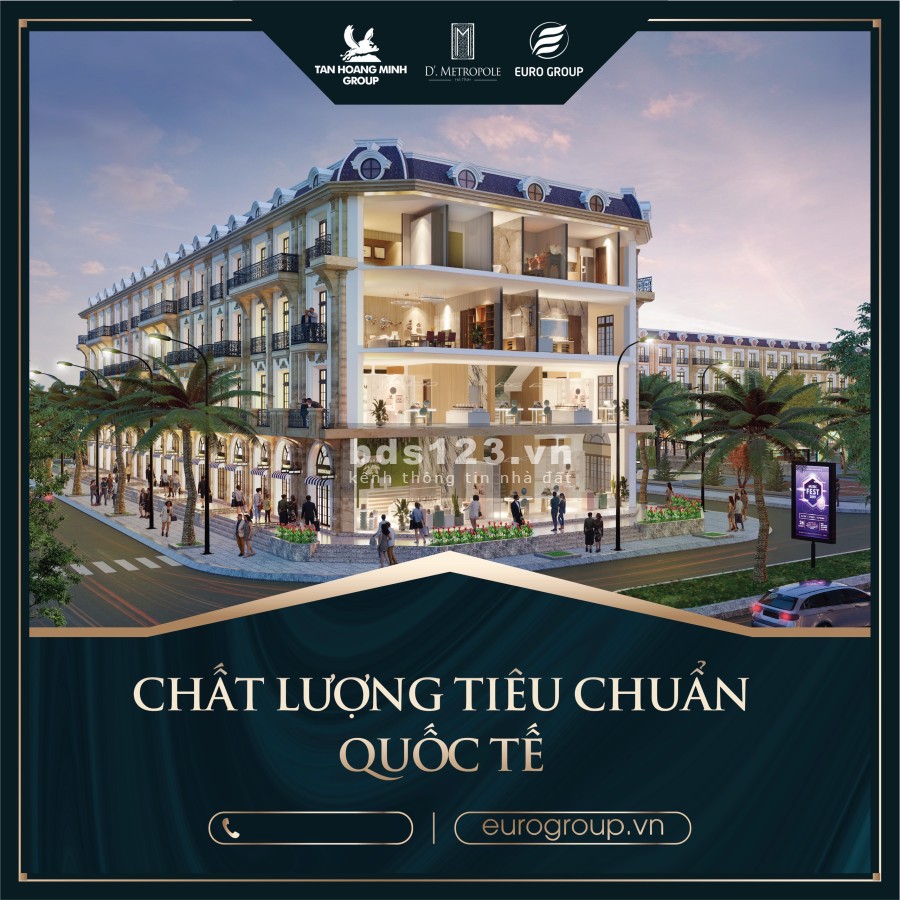 Chính thức mở ban Shophouse D'metropole Hà Tĩnh, ưu đãi từ phía chủ đầu tư dự án hấp dẫn