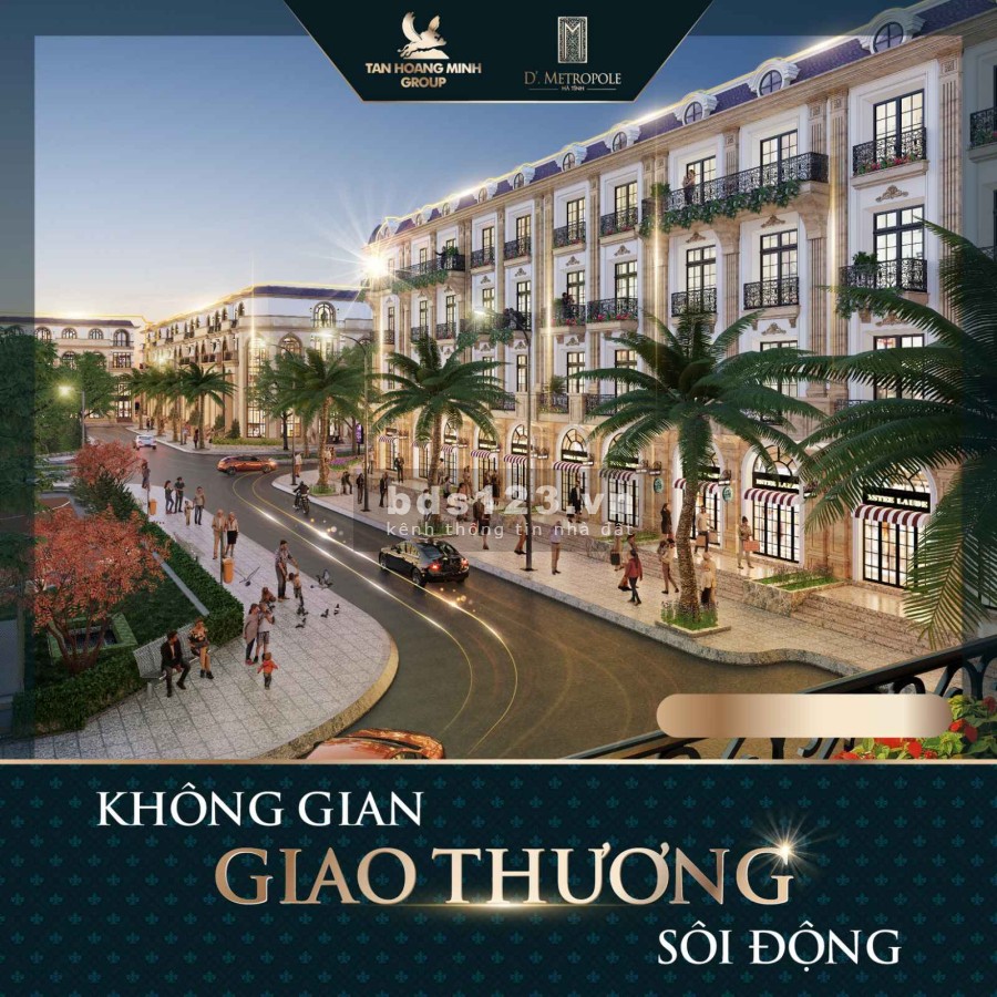 Chính thức mở ban Shophouse D'metropole Hà Tĩnh, ưu đãi từ phía chủ đầu tư dự án hấp dẫn
