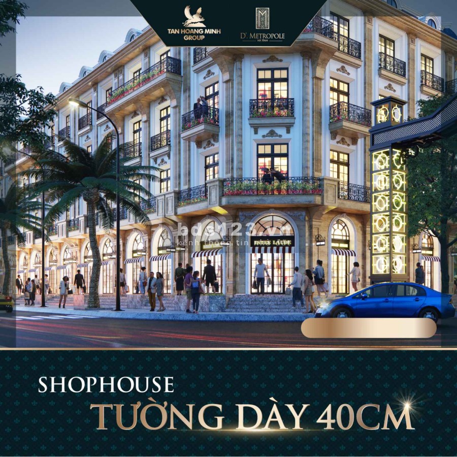 Chính thức mở ban Shophouse D'metropole Hà Tĩnh, ưu đãi từ phía chủ đầu tư dự án hấp dẫn
