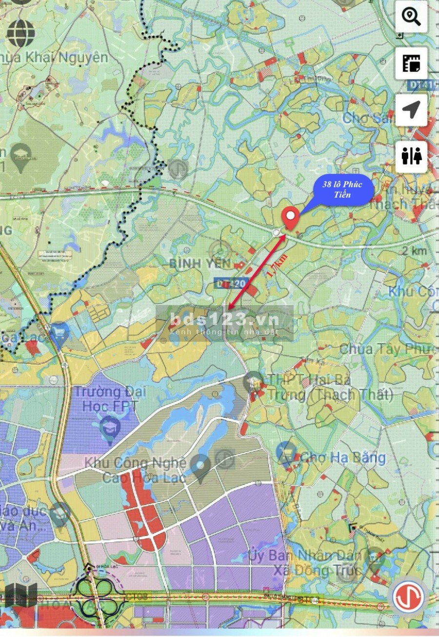 34 lô Phúc Tiến cách cụm công nghiệp 1,5km tiềm năng lớn, lợi nhuận khủng giá tốt