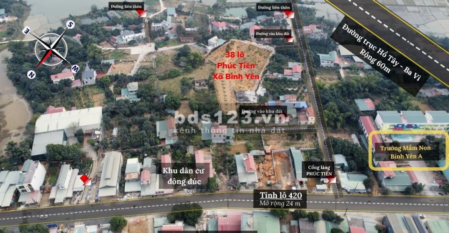 34 lô Phúc Tiến cách cụm công nghiệp 1,5km tiềm năng lớn, lợi nhuận khủng giá tốt