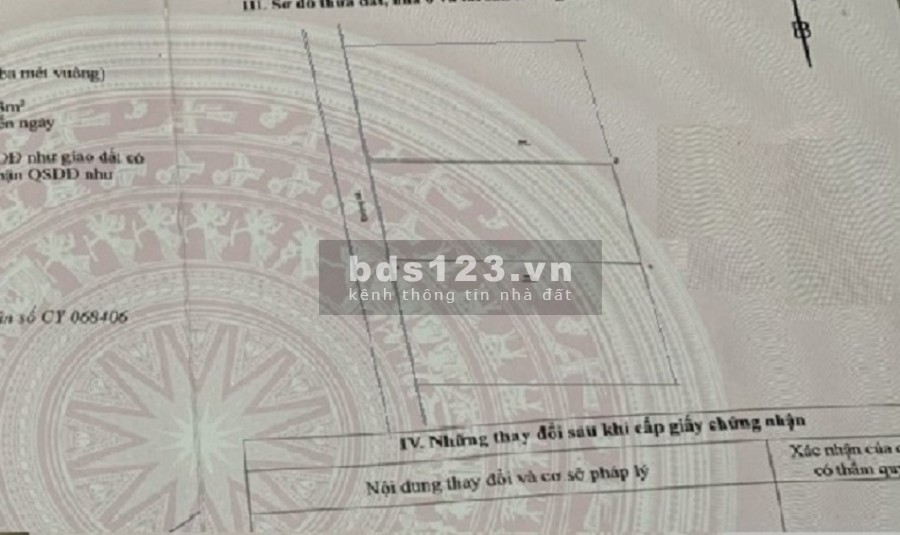 Bán đất vị trí đẹp, ngay trung tâm huyện Châu Đức liên hệ chính chủ xem đất 0937248072