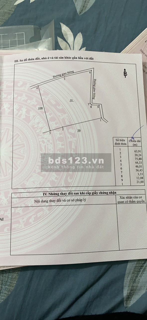 Chính chủ cần bán đất Bàu Cối- Long Khánh giá bán 550 triệu/sào sổ hồng riêng, bao công chứng