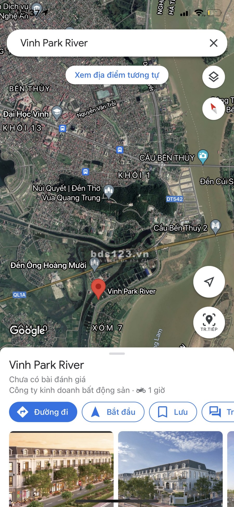 Bán nhanh Shophouse A15-06, A15-02 Vinh Park River, chiết khấu 5% cho những KH đặt cọc sớm nhất