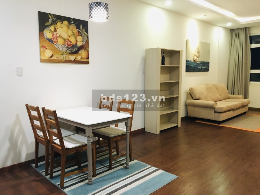 Căn hộ cho thuê diện tích rộng 64m2, 2PN, 2WC, full nội thất, thoáng mát, yên tĩnh, lhccc