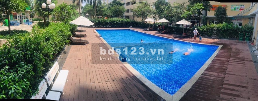 Căn hộ cho thuê diện tích rộng 64m2, 2PN, 2WC, full nội thất, thoáng mát, yên tĩnh, lhccc