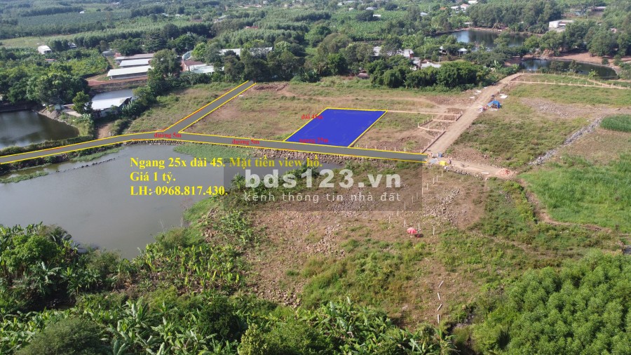 Đất vườn view hồ Vĩnh Tân, Vĩnh Cửu cách khu công nghiệp Sông Mây 4km
