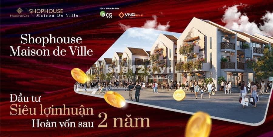 Chỉ với 2.1 tỷ sở hữu ngay shophouse nằm trong lòng phố Hội - phố cổ thứ 2 tại Hội An