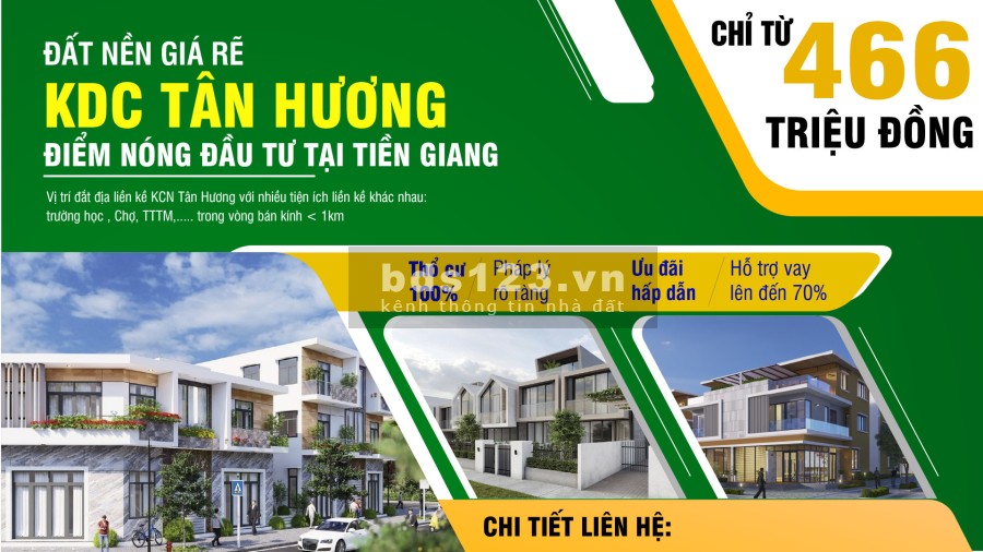 Tin Hot chỉ với 466 triệu đã có 1 lô đất thổ cư tại khu công nghiệp Tân Hương tiện đầu tư