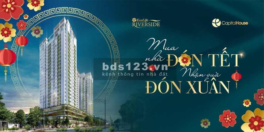 Mua Nhà Đón Tết chung cư Ecolife Riverside Quy Nhơn 2PN giá 1ty2 liên hệ 0965268349