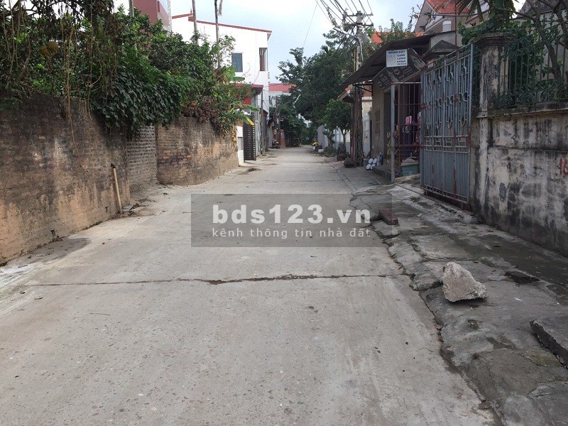 Bán đất tặng nhà Tráng Việt - Mê Linh, dt 97.5m2, 2 mặt tiền, đường ô tô, full thổ cư, LH 0944596256