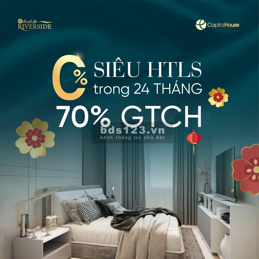 Mua Nhà Đón Tết chung cư Ecolife Riverside Quy Nhơn 2PN giá 1ty2 liên hệ 0965268349