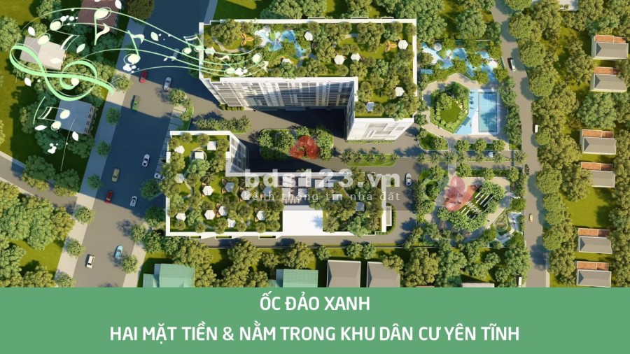 IRIS TOWER với đầy đủ không gian xanh sở hữu lâu dài, ngân hàng hỗ trợ vay lãi suất thấp