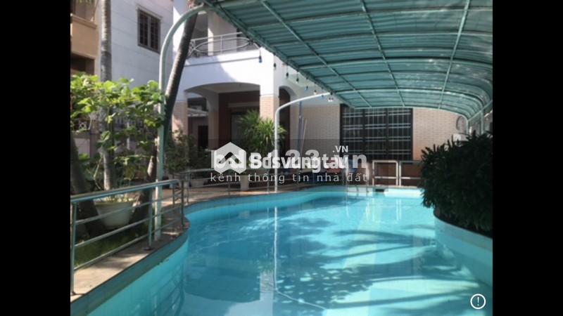 Bán biệt thự 1 trệt, 1 lầu có hồ bơi, hẻm ô tô Trần Hưng Đạo, dtsd 360m2, giá tốt đầu tư