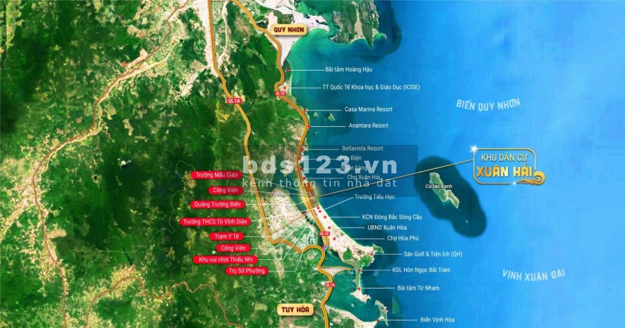 Tiết lộ bí mật đăng sau khu đất nền Xuân Hải, Sông Cầu, Phú Yên, giá tốt khu dân cư đông đúc