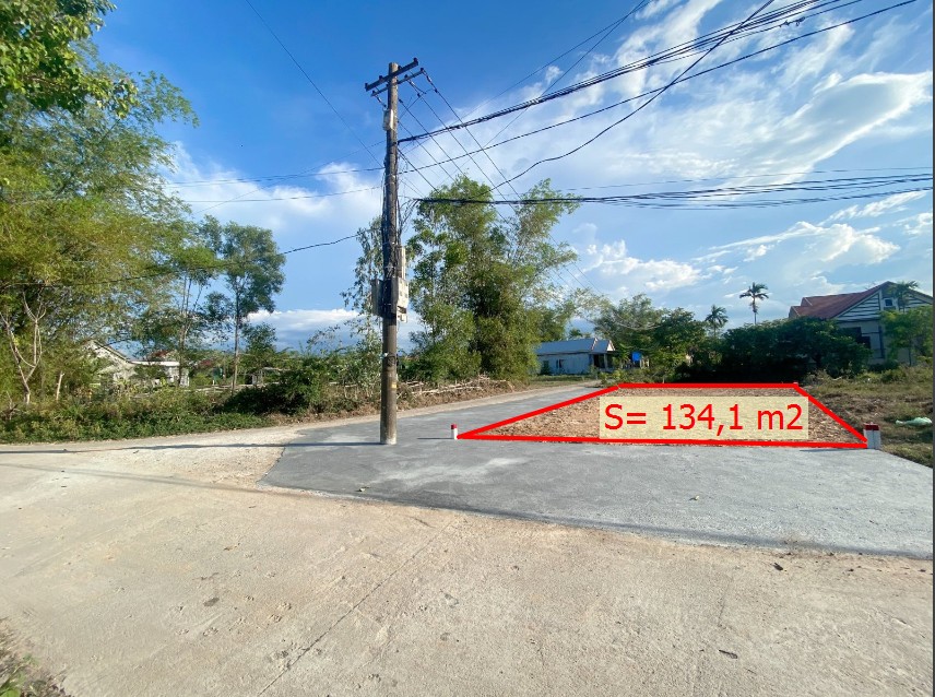 Bán đất F0 mặt tiền Trần Quang Diệu, Phú Bài, diện tích sử dụng 135m2 có sổ hồng