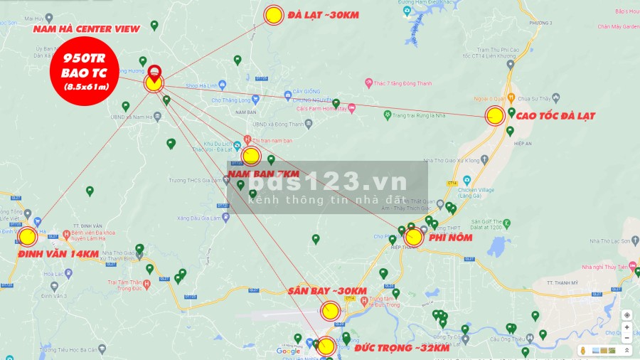 Đất nền biệt thự vườn Lâm Hà Lâm Đồng ven Đà Lạt liên hệ 0966324638, khu dân cư hiện hữu