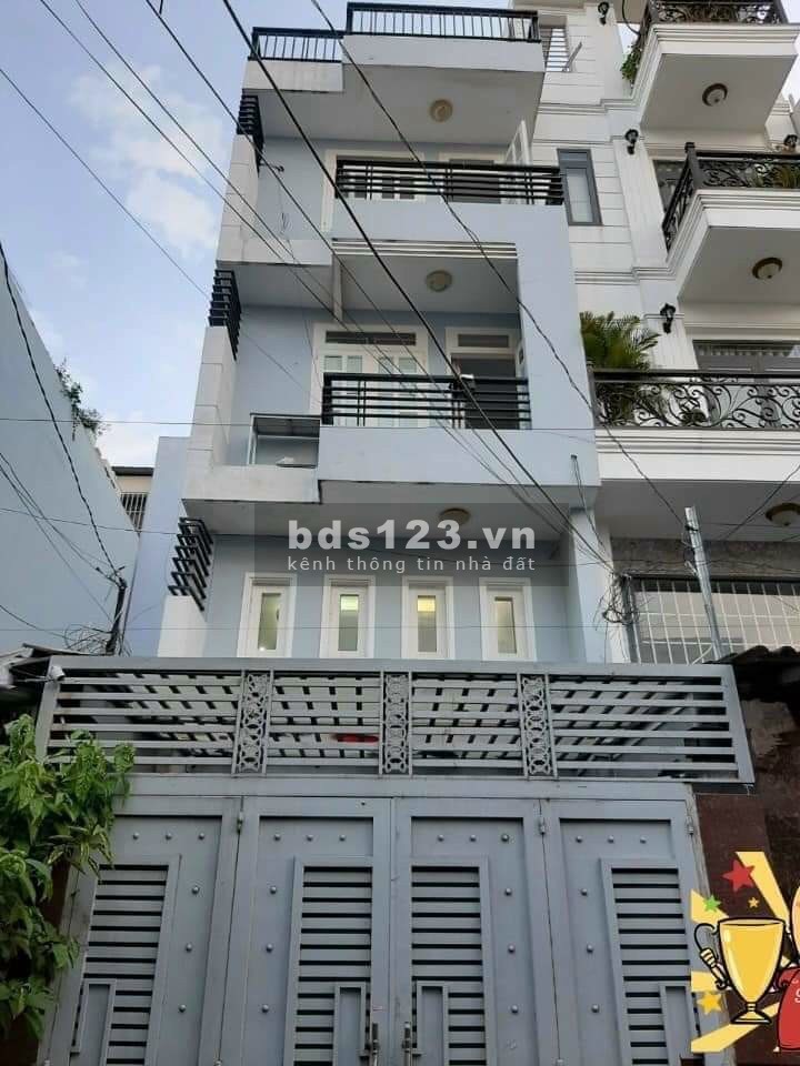 Hẻm an ninh 439 Cây Trâm, chủ cần cho thuê nhà rộng 52m2, 4 tầng, sân thượng, giá 13 triệu/tháng