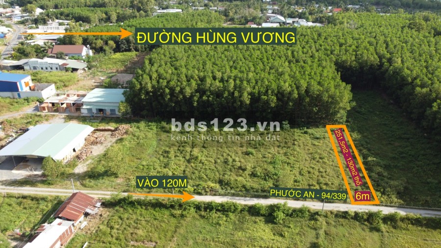 Bán Đất Nền Nhơn Trạch - Full Thổ Cư Khu Dân Cư Giá Rẻ Xã Phước An, pháp lý đầy đủ