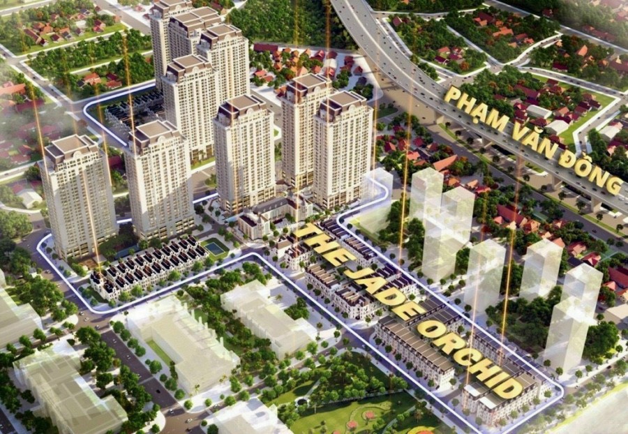 Bán biệt thự và Shophouse Bắc Từ Liêm gần đường Phạm Văn Đồng chỉ 21 tỷ xây 4 tầng