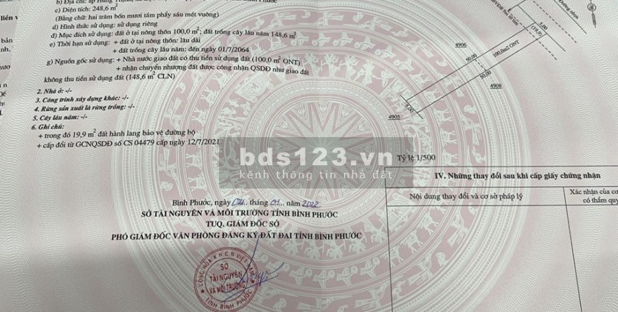 Đất Lộc Ninh, giá rẻ dành cho A/C Công nhân đầu tư chiết khấu cao, khu dân cư đông đúc