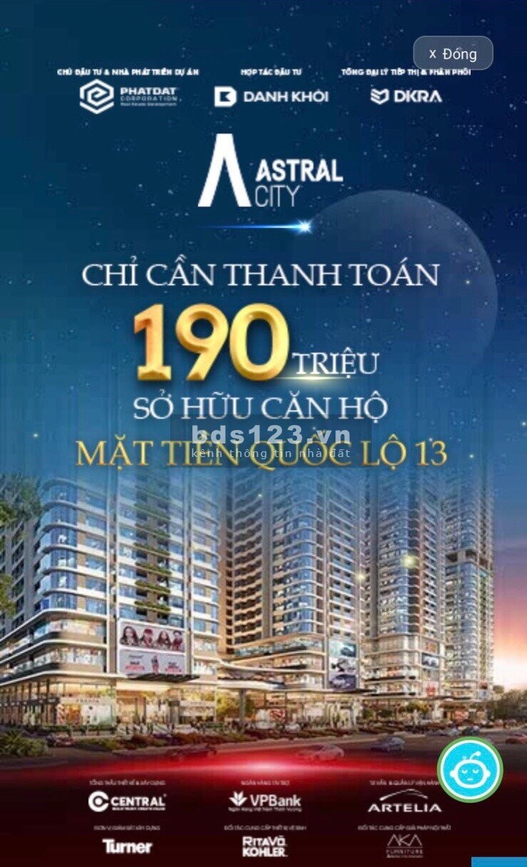 Căn hộ cao cấp Astral City Bình Dương cam kết lợi nhuận 12%/năm cơ hội đầu tư căn hộ đẳng cấp 5 sao