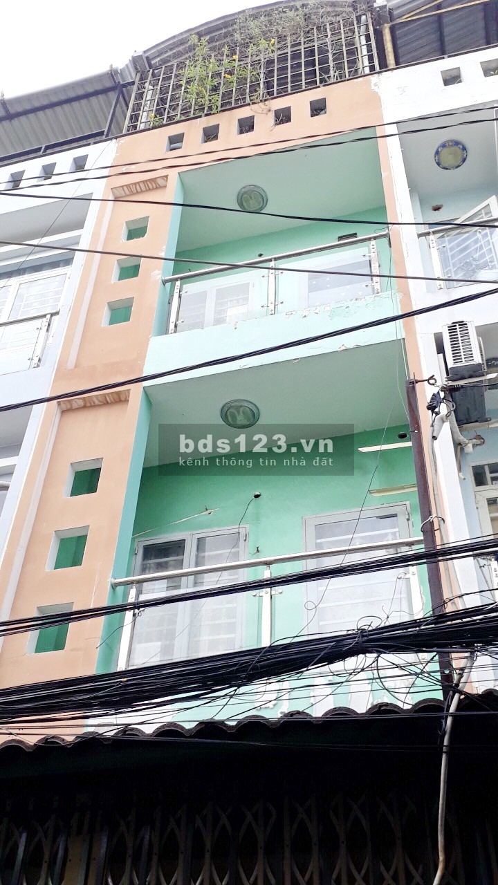 Bán nhà 3 lầu hẻm 4m đường Nguyễn Thị Tần phường 2 Quận 8 giá bán chỉ 4.8 tỷ, lhcc