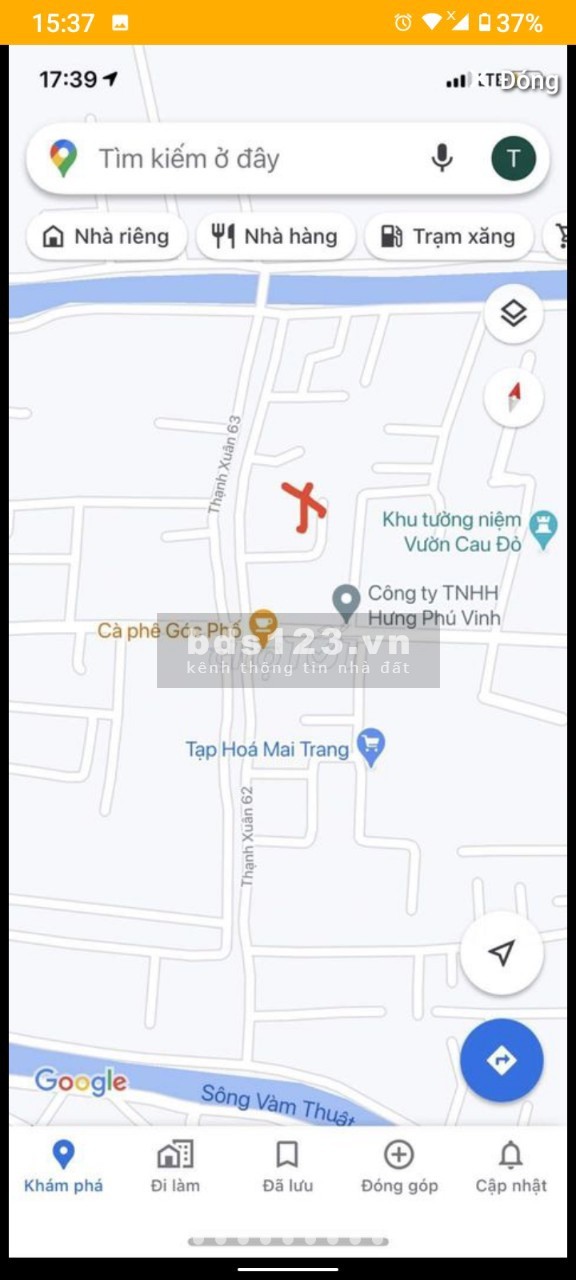 Cần bán lô đất diện tích 65m2 đất thổ cư đường Thạnh Xuân 52, Quận 12 giá tốt đầu tư