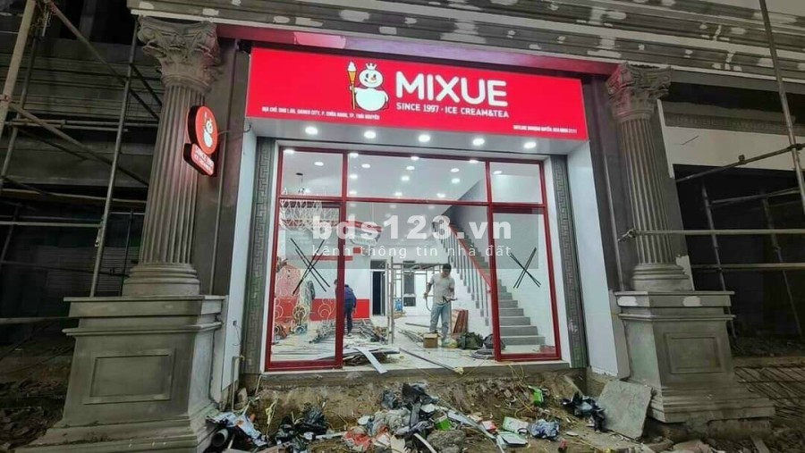 Bán nền shophouse (đất nền) tại KĐT Danko City Thái Nguyên giá đầu tư rẻ nhất thị trường.