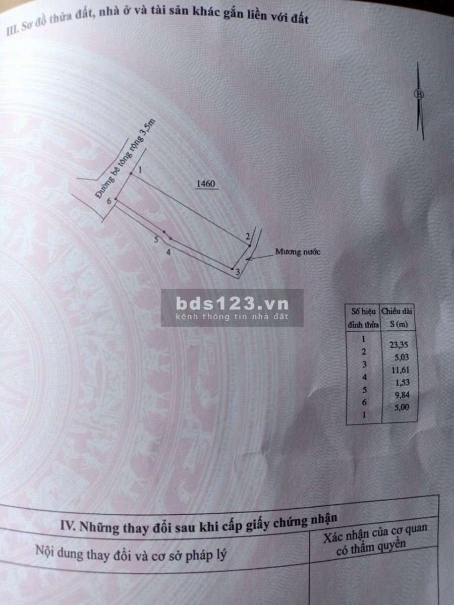 Bán đất Diên Sơn 125m2. Giá rẻ, đường ô tô vào tận đất, sổ hồng trao tay, liên hệ 0867989179