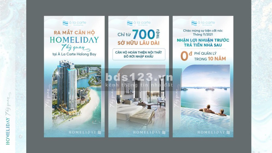 Bán căn hộ A La Carte view mặt Vịnh, đẳng cấp 5*. Đã cất nóc, nhận nhà về ở ngay pháp lý đầy đủ