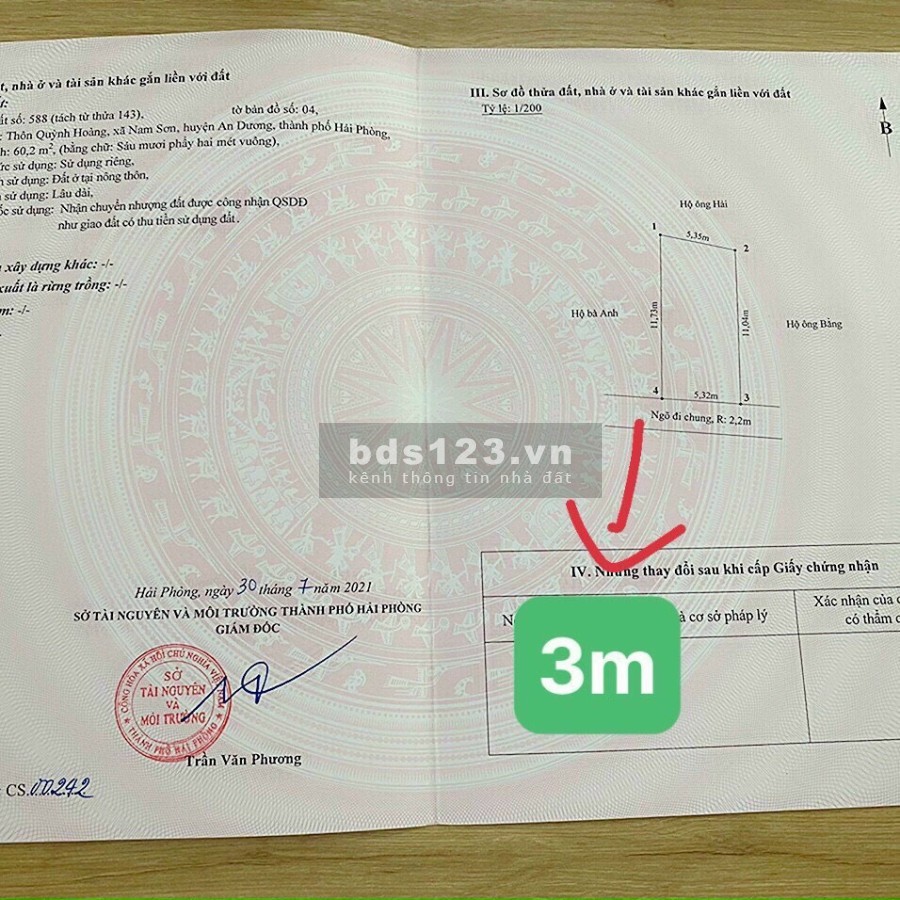 Chủ Cần tiền bán gấp trong Tết lô đất Quỳnh Hoàng Nam Sơn giá đầu tư sinh lời 780 triệu