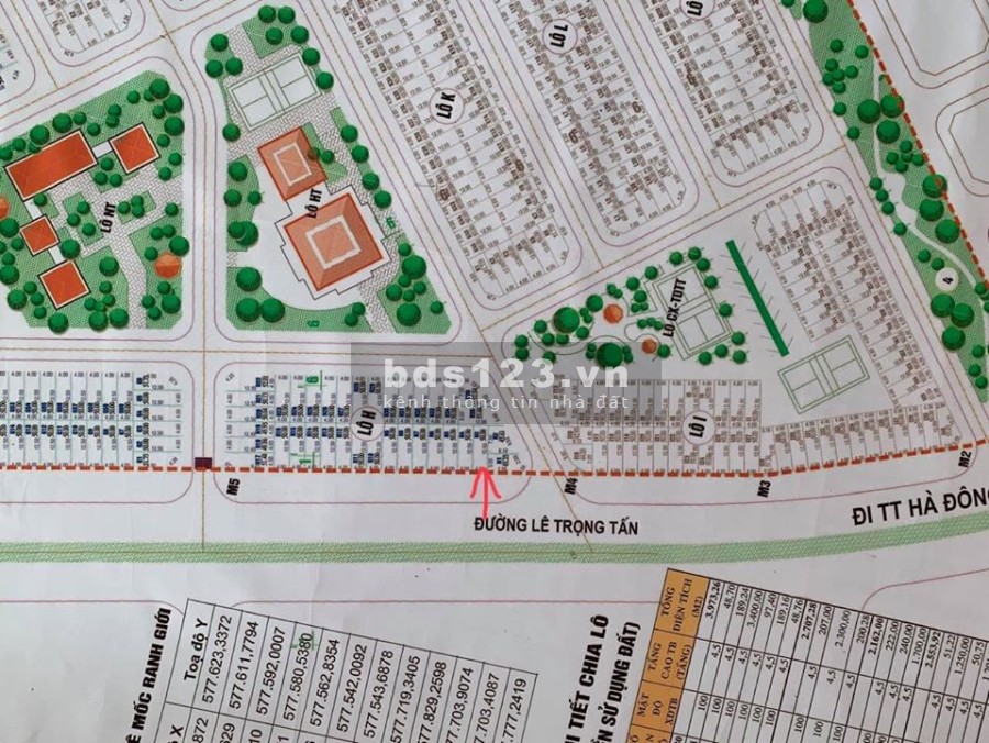 Cần bán đất đấu giá, phường Dương Nội diện tích sử dụng 50m2 giá 5.8 tỷ lh 0945556386