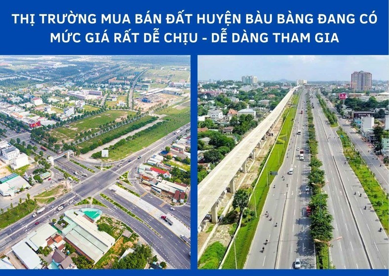 Thị trường mua bán đất huyện Bàu Bàng đang có mức giá rất dễ chịu - dễ dàng tham gia