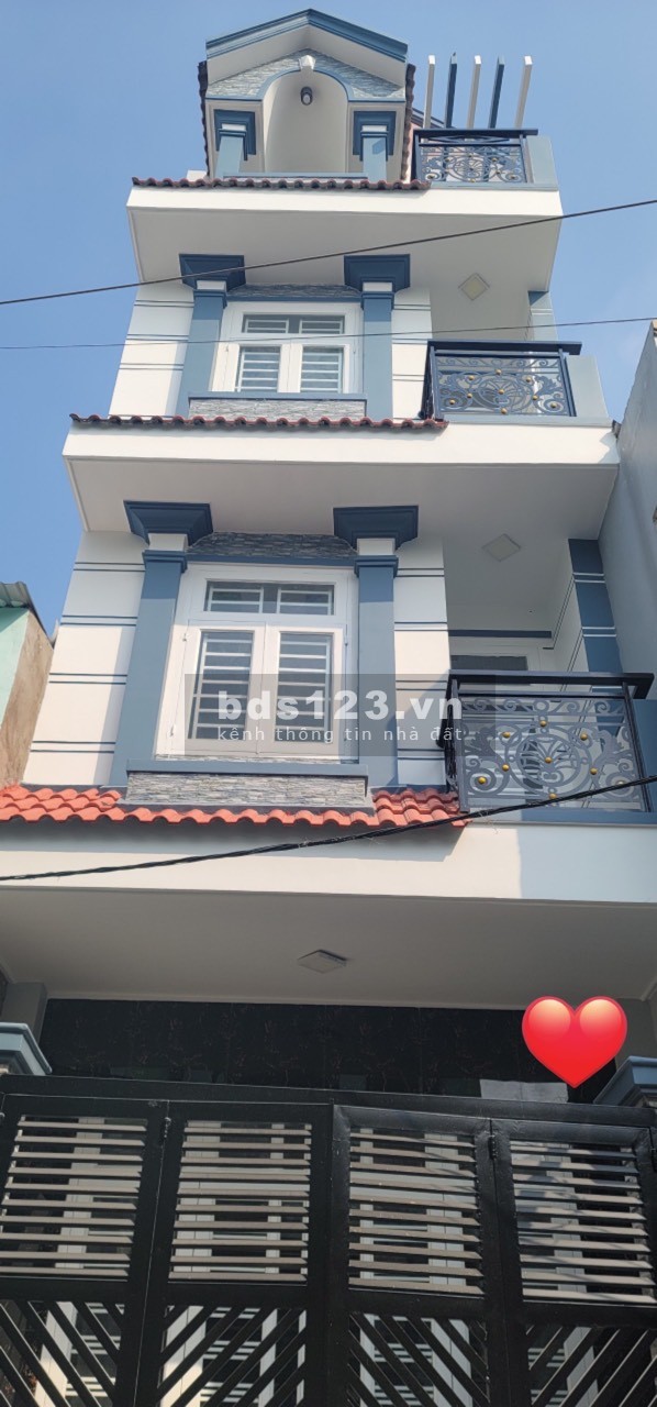 Cần bán nhà đường số 6 hẽm 193, Bình Hưng Hoà B, Quận Bình Tân giá 4.45 tỷ, lhcc