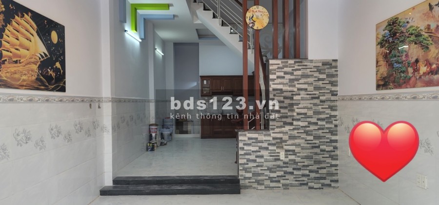 Cần bán nhà đường số 6 hẽm 193, Bình Hưng Hoà B, Quận Bình Tân giá 4.45 tỷ, lhcc