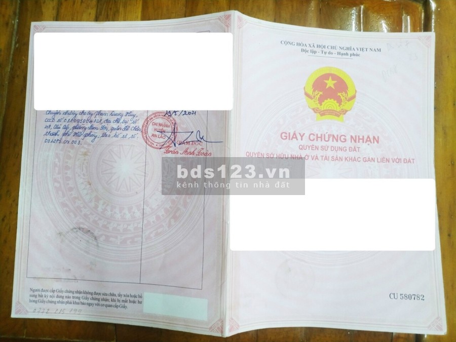Bán đất chính chủ mặt đường quốc lộ ĐT 203 (đường rộng 10m) đã tách sổ 2 lô giá tốt