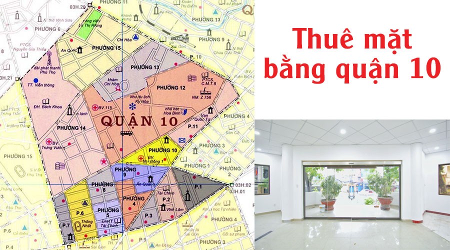 Thuê mặt bằng chính chủ quận 10