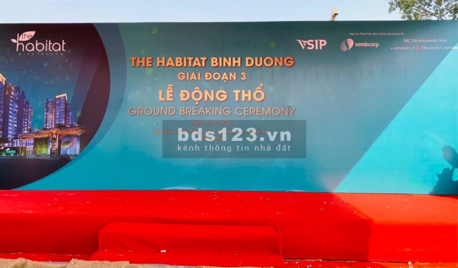 Nhận bookinh căn hộ cao cấp The Habitat Bình Dương Thuận an, giá tốt 750 triệu, tiện ích đủ