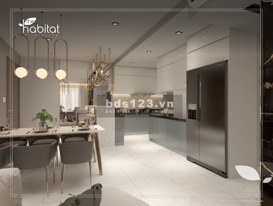 Nhận bookinh căn hộ cao cấp The Habitat Bình Dương Thuận an, giá tốt 750 triệu, tiện ích đủ