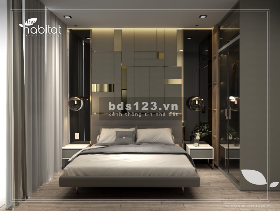 Nhận bookinh căn hộ cao cấp The Habitat Bình Dương Thuận an, giá tốt 750 triệu, tiện ích đủ