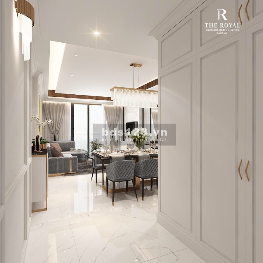 Bán căn hộ Bạch Đằng sở hữu lâu dài tại dự án chung cư The Royal Đà Nẵng, tiện ích đầy đủ