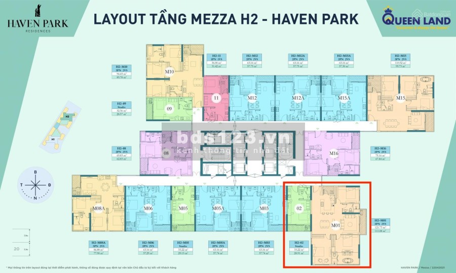 Bán nhanh căn 2PN 2WC diện tích 70m2 tại Haven Park Ecopark, chỉ 2,29 tỷ, tặng ngay KH 1 cây vàng