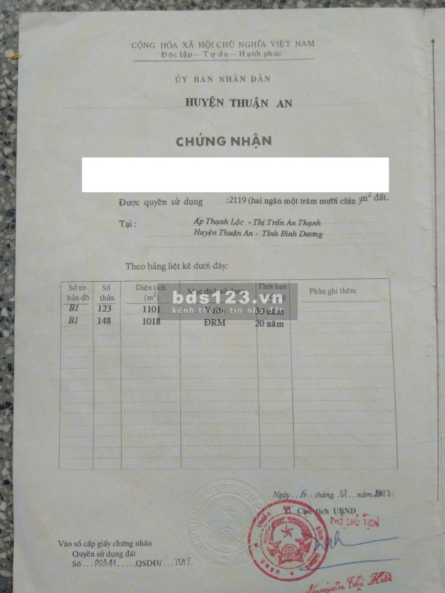 Bán đất (có sẵn nhà) mặt tiền đường An Thạnh 10 liên hệ xem đất 0931239883, giá tốt chính chủ
