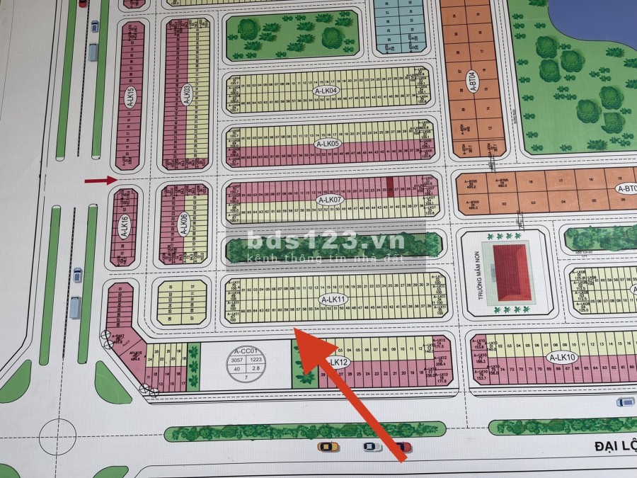 KHU A Vgreen City ( New City) Giá 17 triệu/m2 đã đóng cả VAT liên hệ 0799863888