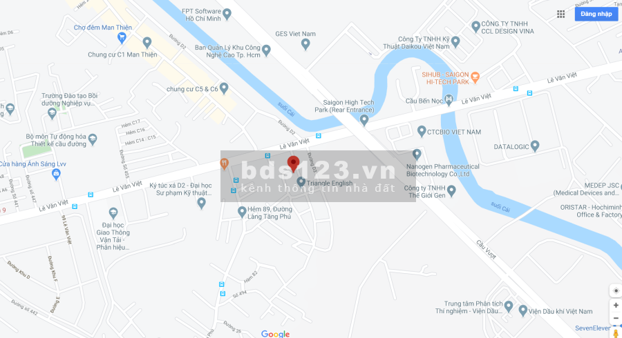 Cho thuê phòng trọ 24m2 giá thuê 2tr3/tháng gần khu công nghệ cao, giờ giấc tự do