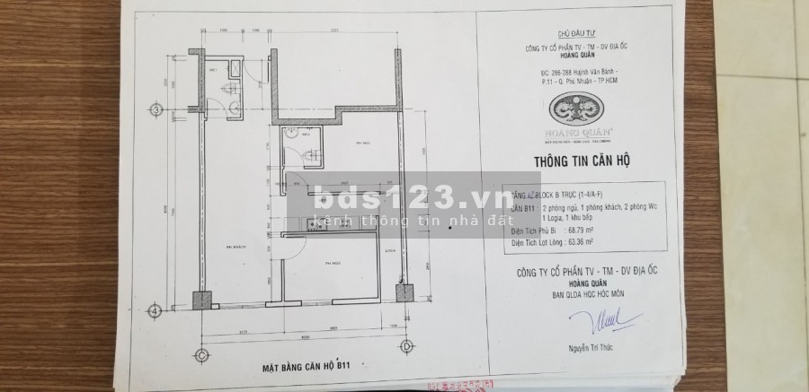 Cho thuê Căn hộ (70m2) A11/07 Chung cư Pandora, đường Nguyễn Thị Sóc, Huyện Hóc Môn,