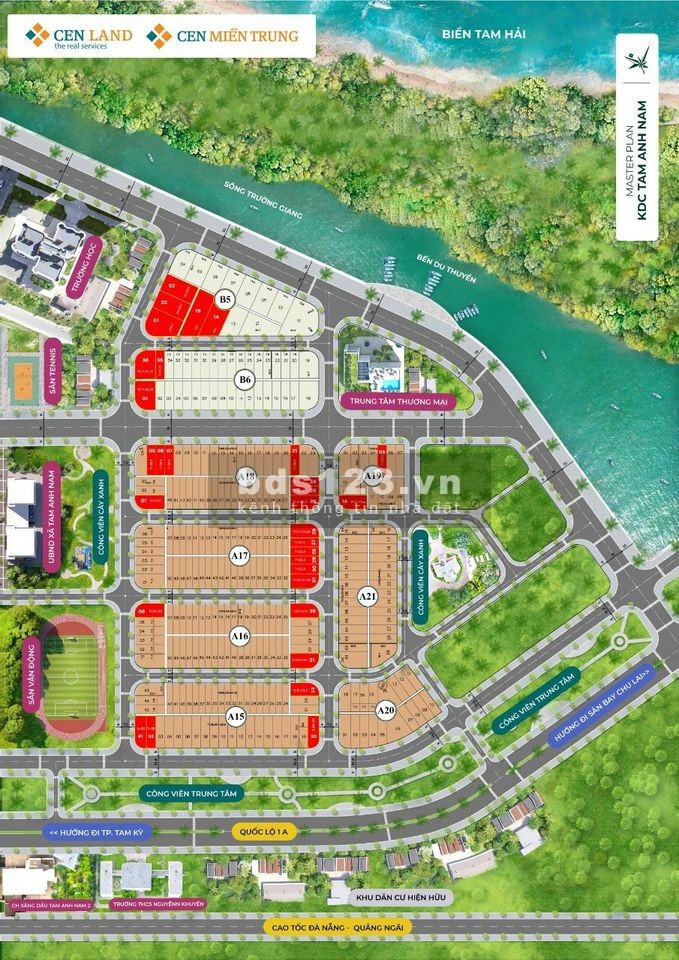 Chỉ 1.5 tỷ sở hữu lô đất 155m2 ven sông Trường Giang khu KT Tam Anh Nam đã có sổ