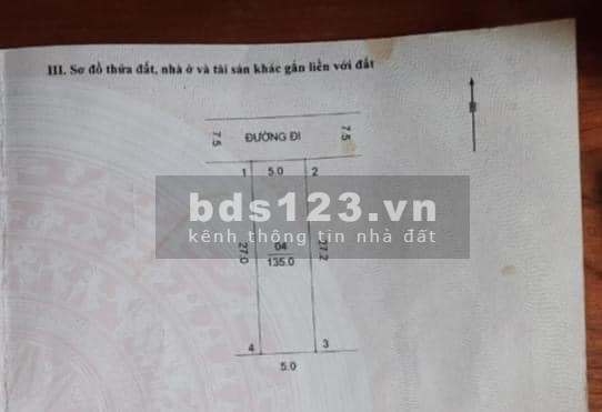 Bán nhà diện tích sử dụng 135m2 full thổ cư tại Chương Mỹ Hà Nội giá bán 38 triệu/m2