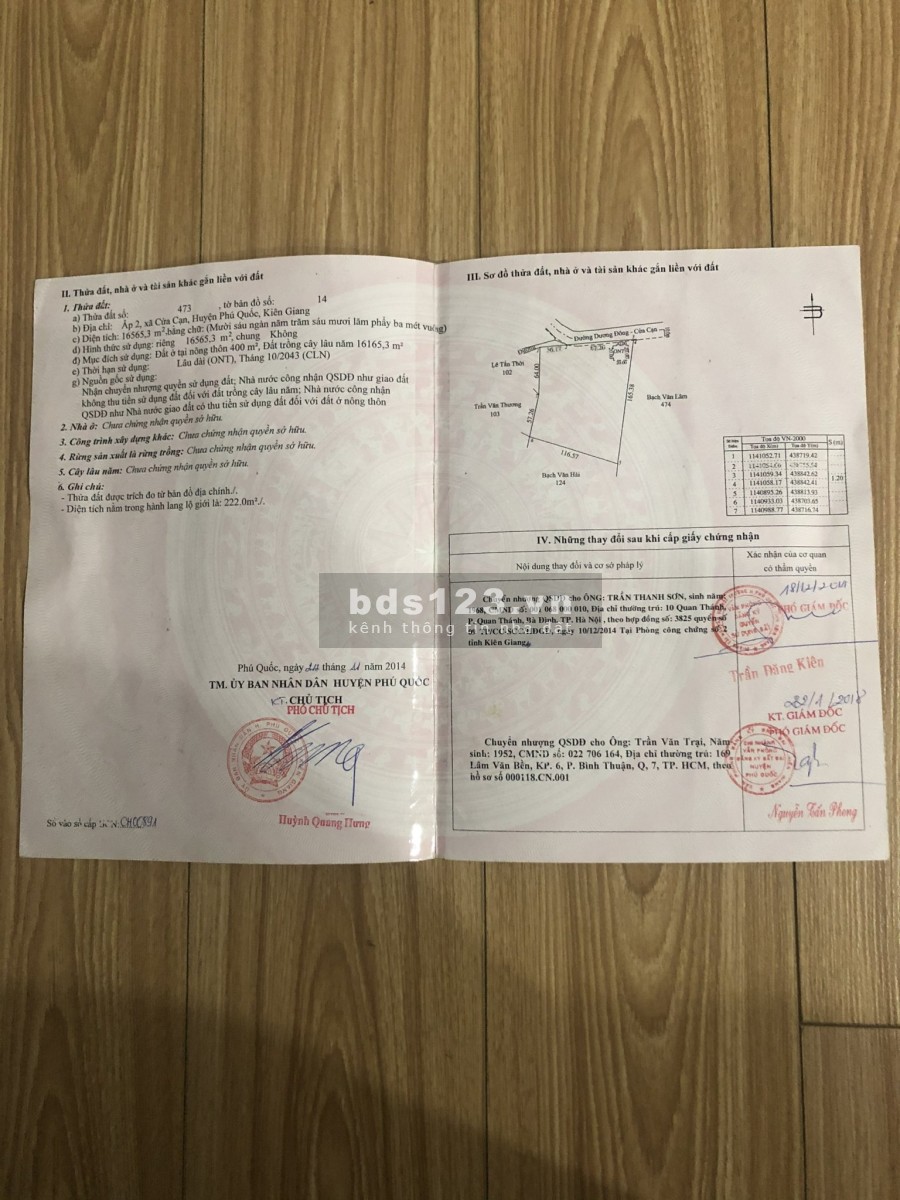 BDS đầu tư Phú Quốc tại Ấp 2 Cửa Cạn giá đầu tư sinh lời, liên hệ 0369893934